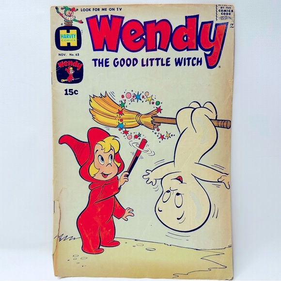 Wendy The Good Little Witch Harvey Comics #63 Nov. 70’ VTG Collectible Casper - Picture 1 of 6